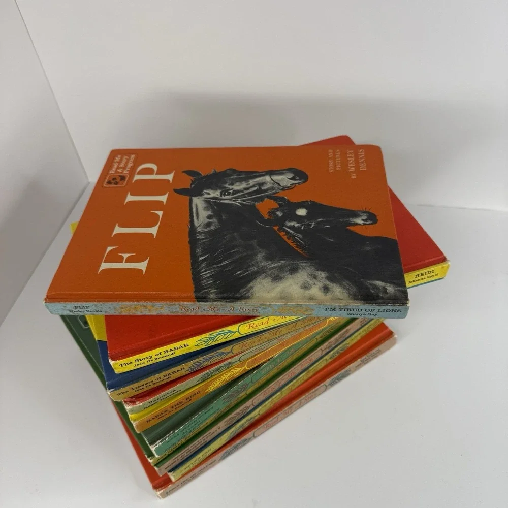 Vintage Children's Books Read Me A Story Program Edited By Josett Frank 10 Books